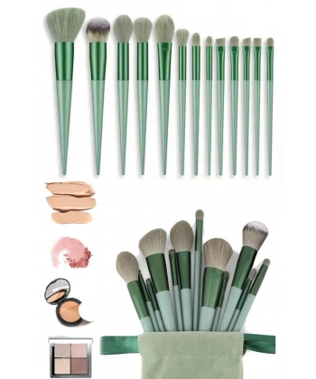 Profesyonel Makyaj Fırça Seti 13 Parça Yumuşak Kıllı Fırça Seti Far Fırçası