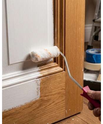 Profesyonel Mini Boya Rulosu 10 Cm Boya Fırça Seti 6 Yedek Rulo Hediyeli