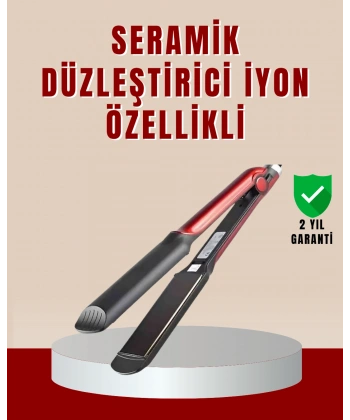 Profesyonel Saç Düzleştirici – 360° Döner Kablo ve Kompakt Tasarım