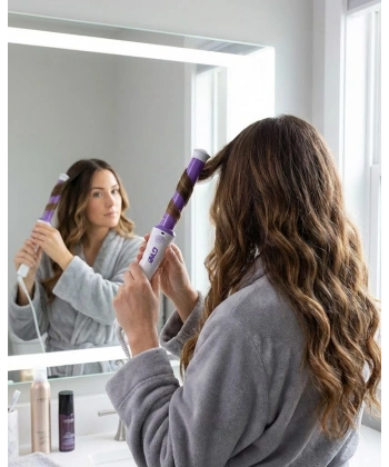 Profesyonel Saç Kıvırma Makinesi – 32 mm Geniş Bukle Maşası