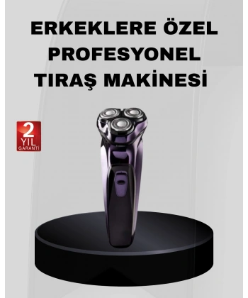Profesyonel Şarjlı Tıraş Makinesi Ayarlanabilir Başlıklı Kablosuz