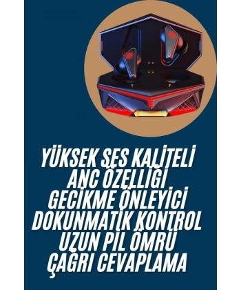 Profesyonel TWS Işıklı Kablosuz Bluetooth Kulaklık  Kulaklığı