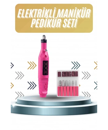 Protez Tırnak Ayak Nasır Ve Tırnak Mantar Makinesi Elektrikli 12v Tırnak Törpü Seti