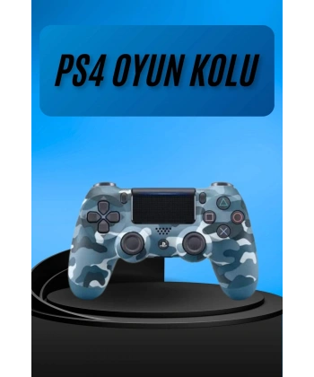 PS4 Joystick Oyun Kolu Titreşimli Uzun Pil Ömrü USB Şarj Kablolu