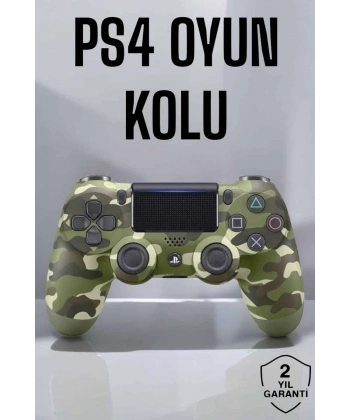 PS4 Oyun Kolu Kamuflaj Desenli Joystick