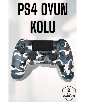 PS4 Oyun Kolu Kamuflaj Desenli Joystick