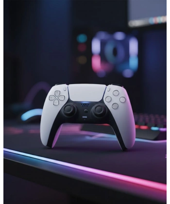 PS5 Uyumlu Kablosuz Oyun Kolu Sessiz Tuşlar ve Güçlü Performans