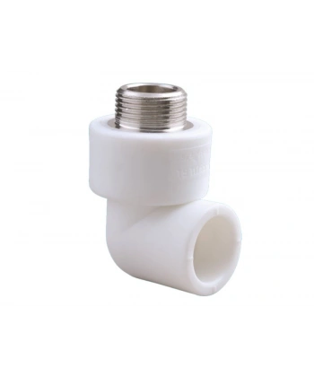 Pvc Boru PPRC Dış Dişli Dirsek 20x1/2 10 Adet