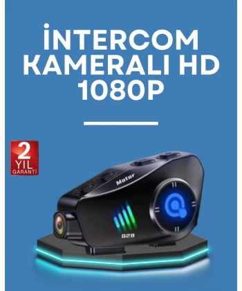 Q28 Kask Kulaklık 1080P HD Kamera – Bluetooth 5.3, Su Geçirmez, Gürültü Azaltma