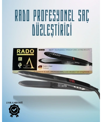 Rado RD-446 Seyahat Dostu Saç Düzleştirici – Güvenlik Kilidi ve Taşınabilir Tasarım