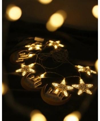 Ramazan Hilal ve Yıldız LED Işık 3 Metre Enerji Tasarruflu A++