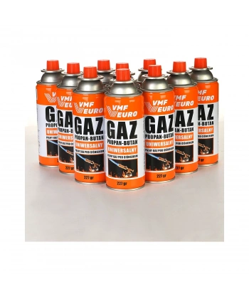 Remtaş Vmf Eurogaz Kamp Ocak Gazı Valfli Kartuş 227GR - 10 Adet