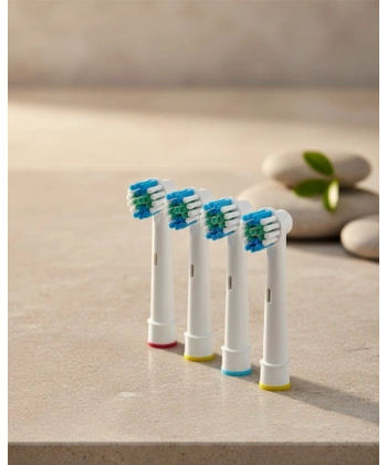 Renk Halkalı Aile Tipi Diş Fırçası Yedek Başlığı 4’lü Paket