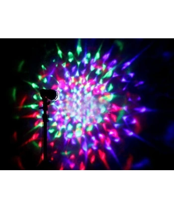 Renkli Led Döner Başlıklı Disko Ampulü