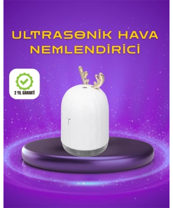 Renkli LED Işıklı ve Sürekli Spreyli Masa Nemlendirici