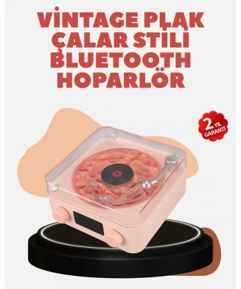 Retro Kristal Netliğinde Ses – Gece Işıklı Retro Bluetooth Hoparlör