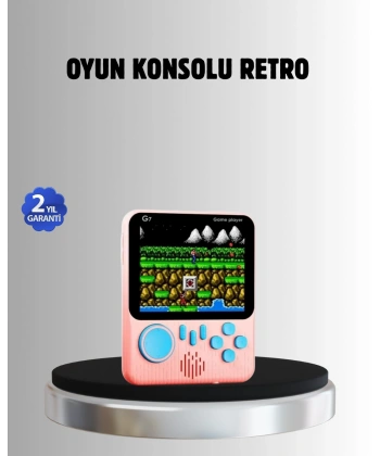 Retro Oyun Konsolu – 3.5 İnç Ekran, 666 Klasik Oyun, TV Bağlantılı