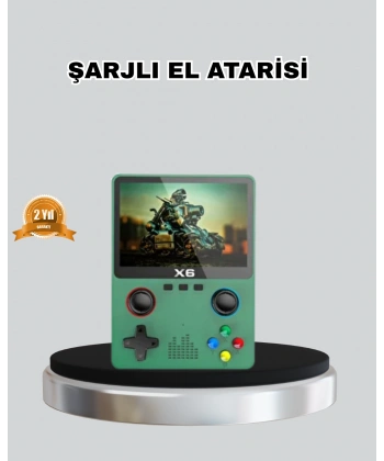 Retro Taşınabilir Konsol 3.5 IPS Ekran Ergonomik Çift LR Kontrollü