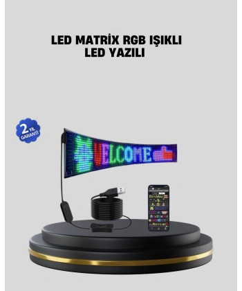 RGB LED Panel Renkli Işık Efektli Dekoratif Aydınlatma