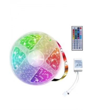 RGB Neon Şerit Led Lamba 10 Metre İç Mekan Tasarımına Uygun