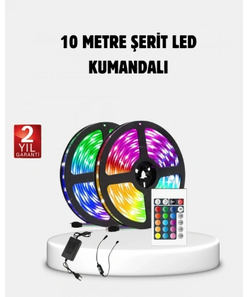 RGB Smart Şerit LED – TV Arkası ve Dekoratif Alanlar İçin Işık Şeridi