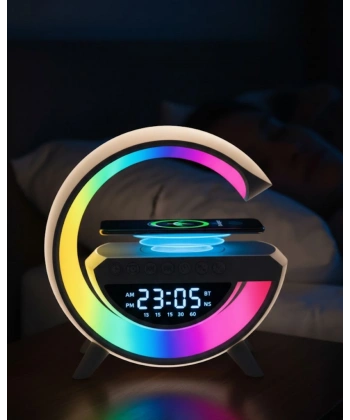 RGB Tasarımlı Bluetooth Hoparlör USB FM AUX Girişli