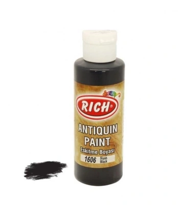 Rich 1606 Siyah 120 ml Eskitme Ahşap Boyası
