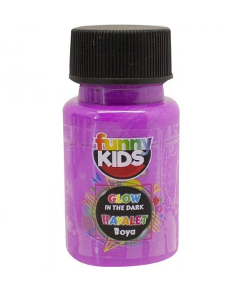 Rich 4486 Mor Funny Kids Glow In The Dark Hayalet Boya 50 cc