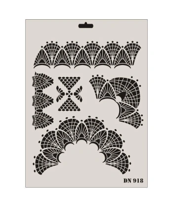 Rich Dantel Seri DN-918 Stencil 35x25 cm