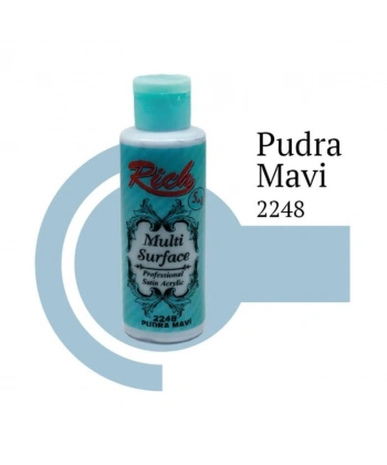 Rich Multi Surface 2248 Pudra Mavi Akrilik Boya 120 cc