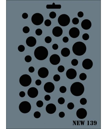 Rich New Seri N-139 Stencil 35x25 cm