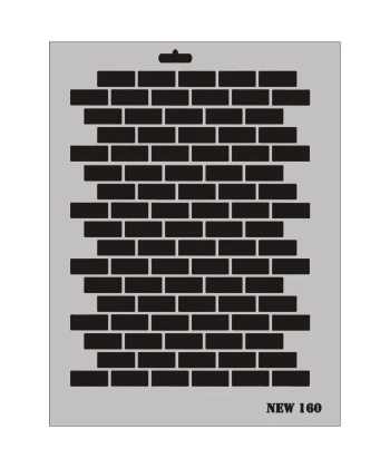 Rich New Seri N-160 Stencil 35x25 cm