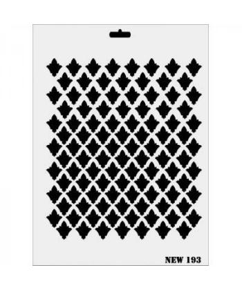 Rich New Seri N-193 Stencil 35x25 cm