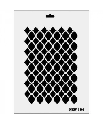 Rich New Seri N-194 Stencil 35x25 cm