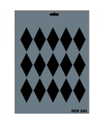 Rich New Seri N-283 Stencil 35x25 cm