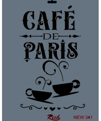 Rich New Seri N-341 Stencil 35x25 cm