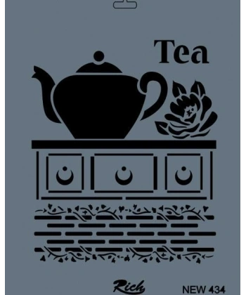 Rich New Seri N-434 Stencil 35x25 cm