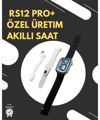 RS12 PRO+ 2025 Serisi Garantili Özel Üretim Akıllı Saat – AMOLED Ekran, GPS, 2GB Hafıza, Sesli Görüşme, Uzun Şarj Süresi
