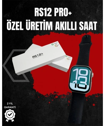 RS12 PRO+ Titanyum Kasa Akıllı Saat – Uyku ve Nabız Takibi, Suya Dayanıklı, Bluetooth Arama