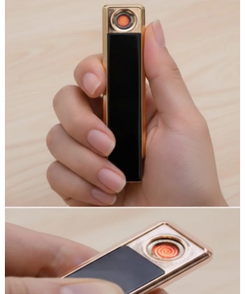 Rüzgar Geçirmez Elektronik Çakmak – Modern Tasarım, Metal Gövde