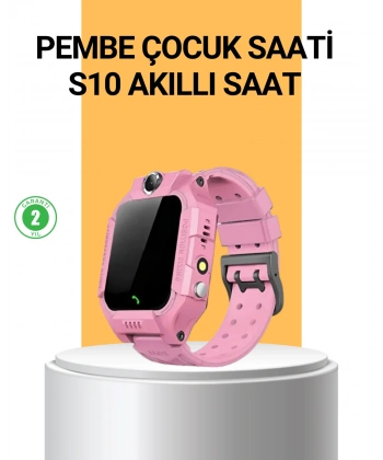 S10 Akıllı Çocuk Saati Anlık Konum ve Sesli Mesaj Destekli