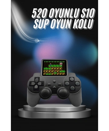 S10 Gamepad 520 Oyunlu Klasik Taşınabilir Retro Oyunlar Oyun Konsolu El Atarisi