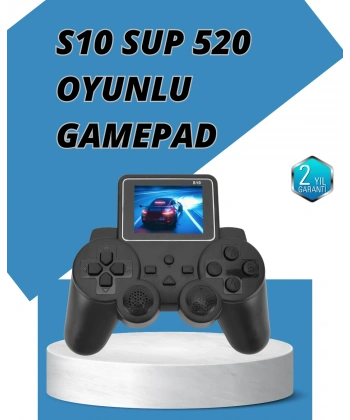 S10 Gamepad HDMI TV Bağlantılı 520 Klasik Retro Oyun 2025 Seri Orijinal