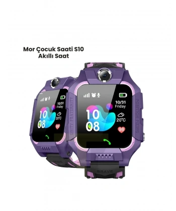 S10 Mor Akıllı Çocuk Saati