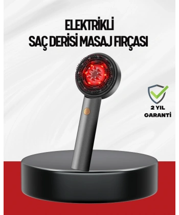 Saç Büyüme Destekleyici Elektrikli Masaj Tarak Yağ Aplikatörlü