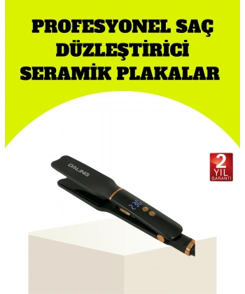 Saç Düzleştirici 30 Saniyede Isınma Hafif ve Portatif Tasarım