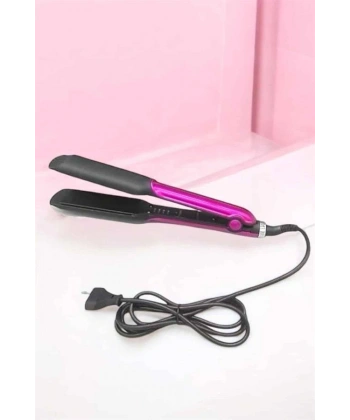 Saç Düzleştirici Isı Ayarlı Seramik Kaplama Döner Kablo Yıpranma Karşıtı