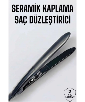 Saç Düzleştirici Led Ekranlı Isı Ayarlı Seramik Kaplama Profesyonel