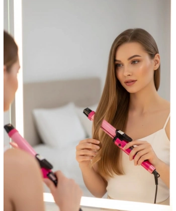 Saç Düzleştirici Ve Maşa İkili Saç Şekillendirici