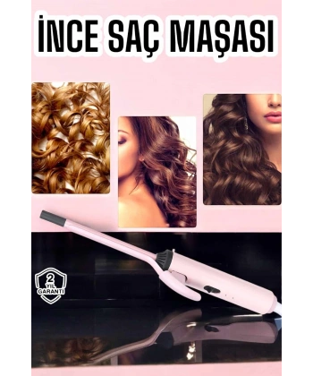 Saç Maşası 10MM İnce Bukleler İçin Yıpranma Önleyici İyon Özelliği